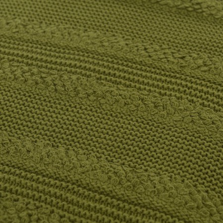 Cotton blanus with an essiential -bastard bastard olive color, size 130x170 cm-4