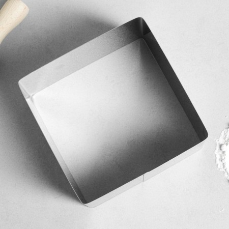 Baking and calculation form "Square", H-8.5 cm, 14x14 cm-1