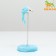 Dear for cats on a spring with a mouse (5 cm), 10.5 x 23 cm, blue