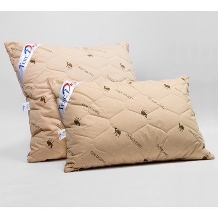 Camel wool pillow, size 48x68 cm