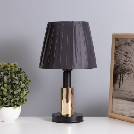 Table lamp "Lida" 1x40W E27 Black/gold 21x21x36cm