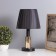 Table lamp "Lida" 1x40W E27 Black/gold 21x21x36cm