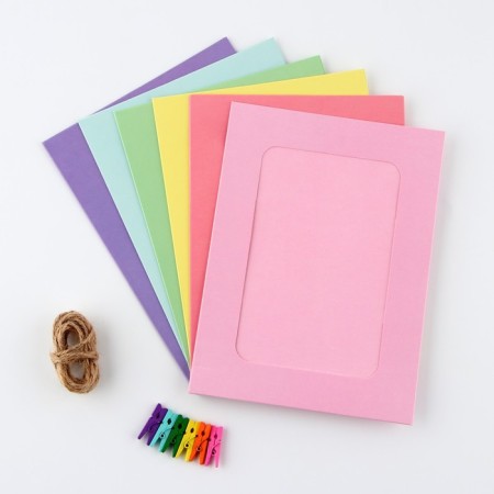 Stretching for photos with clothespins "Color", 6 pcs.-6