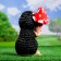 Garden figure "Hedgehog with a fungus" 32x15cm