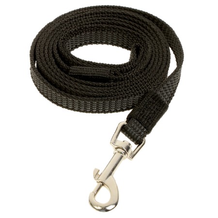 Kaponnoye zononic leash with double latex thread, 2 m x 1.5 cm, black