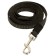 Kaponnoye zononic leash with double latex thread, 2 m x 1.5 cm, black