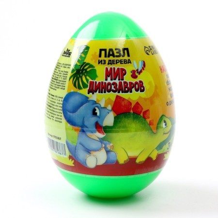 Пазлы из дерева «Мир динозавров»-3