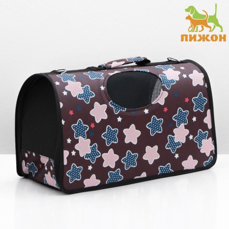 Animal bar bag "Star", size m, 40 x 21 x 27 cm, burgundy
