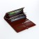 Women's wallet on magnets, burgundy color
