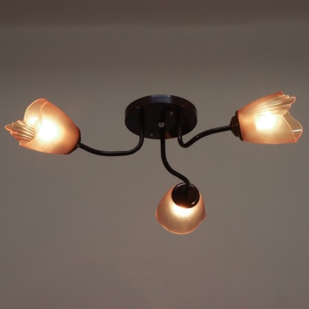 Chandelier 1341003/3br E27 15W brown Bayerlux-2