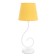 Lamp table bourgeois 1x15W E14 16x16x40cm white/yellow Risalux