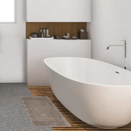 Bathroom mat Ethel Classic 50x80 cm cent. Chocolate, 70% HL, 30% p/e, 1600 g/m2