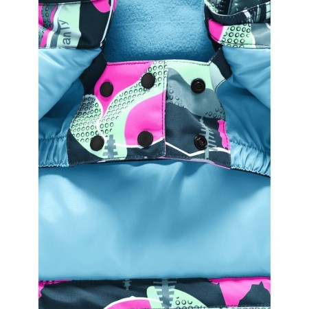 Ski costume for a girl, height 152 cm, turquoise color-7
