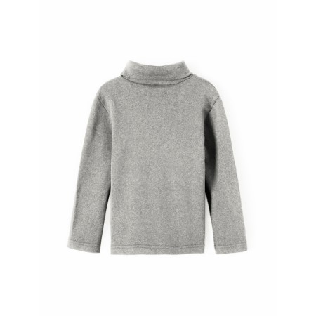 Baby Minaku turtleneck, color gray-melange, height 152 cm-4
