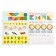 Developing tasks with stickers, 5-6 years