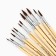 Drawing brush, set of protein round, 12 pcs. No. 1.2,3,4,5,6,7,8,10,11,12 Van Gogh
