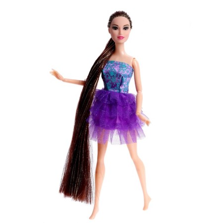 Carrier-model doll "Olya" in a dress, mix-2