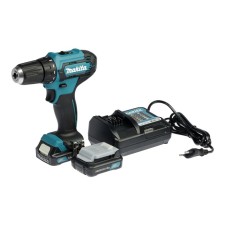 Дрель-шуруповерт Makita DF333DWYE, 12 В, 2х1.5 Ач, Li-ion, 450/1700 об/м, 30 Нм, кейс
