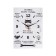 Carty clock, interior "garage rules", 30 x 40 cm, on canvas, silent