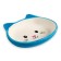 MIKA Ceramic oval "cat muzzle" 200 ml 14 x 12 x 3.5 cm, blue