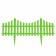Decorative fence, 30 × 300 cm, 5 sections, plastic, salad, Greengo