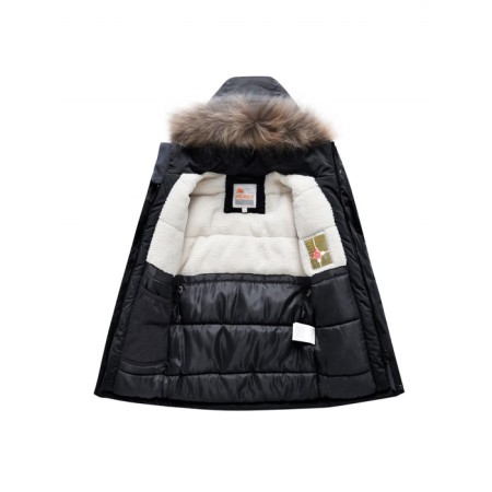 Winter park for a boy, height 116 cm, black color-2