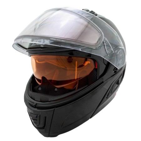 Snowmobile helmet Zox Condor, double glass, gloss, size s, black-4