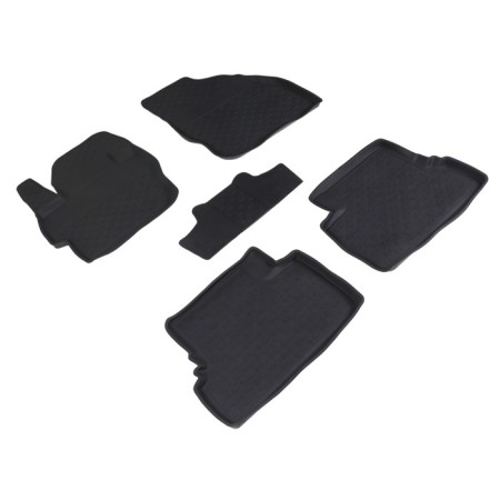 Rubber mats with high side for Mazda 3, 2009-2013