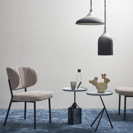 ROBBI chair, 550 × 640 × 845 mm, Builder, gray-beige color-12