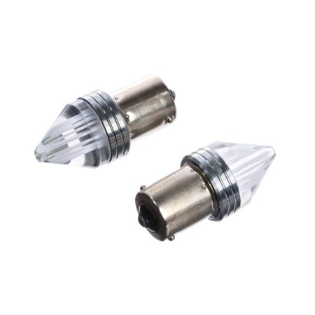 Car lamp SkyWay S25 (P21W), 12 V, 9 SMD, LED, white S08201476, 2 pcs