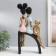 Souvenir Polystone SPREASE "Children on the hill, with jugs" White-gold 19.5x10x35 cm