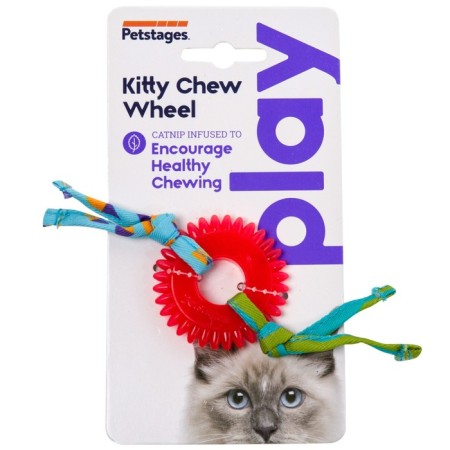 Petstages dental toy "Wheel" for cats-1