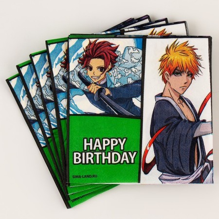 Paper napkins 25*25cm comics (set 20 pcs)-2