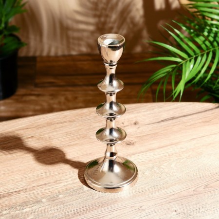 Aluminum "ring" for 1 candle 9x9x24 cm-2