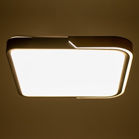 Moden Quadro chandelier LED 80W 3000-6000k DDD wood-black 50x50x8cm Bayerlux-3