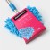Workshop with a telescopic metal handle of a dilan, 14 × 16 × 54 (86) cm, rotary head, microfiber, blue color