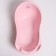 Bath children's "rabbits" with a drain, 86 cm, pink color