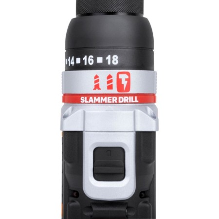 Drill-shuruvret shock battery Worx WX354, 20 V, 60 nm, 2x2 ah, case-3