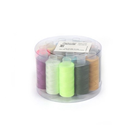 A set of household threads IDEAL 40/2, length 183 m, assorted color, 16 pcs, 4 units-1