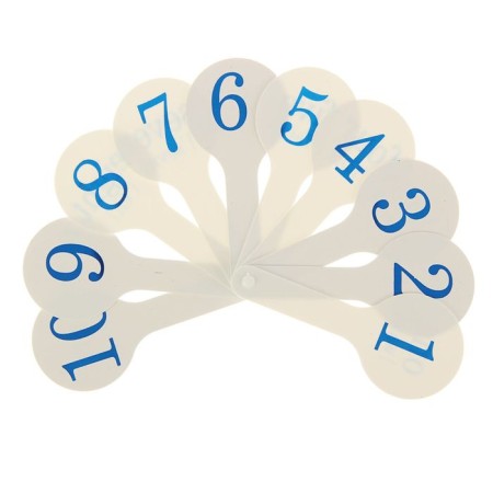 Cashier-Vera English numbers up to 10