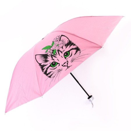 Umbrella children's folding "cat", d = 90cm-1