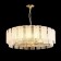 Crystal chandelier Gerhort G22041/12GD+CL+WT, 12X40W, E14, 84x80x80 cm, gold color