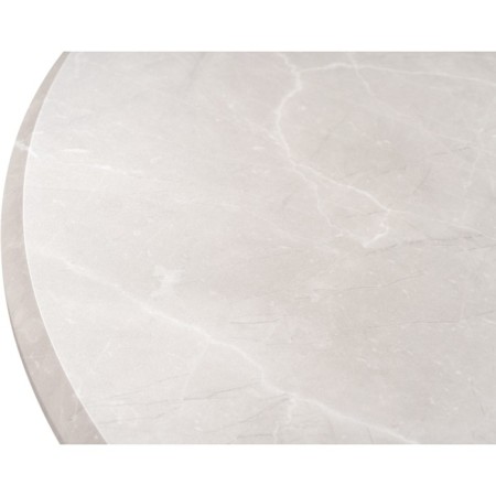 Wooden abylin table marble light gray/white matte metal 90x90x76 cm-4