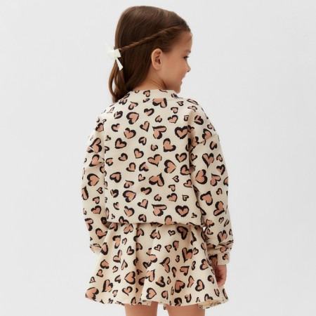 Kidshot (sweatshirt and skirt) KAFTAN LEO LOVE R.34 (122-128)-2