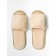 Women's slippers open nose, size 39-41, beige color