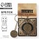 Key keychain, metallic, talisman "Sergey" Latun, 3 x 3.5 x 2.5 cm