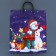 Package "Snowman with Gifts", polyethylene with a plastic pen, 38x45 cm, 90 μm