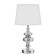 Flavia table lamp E27 40W chrome 25x25x44 cm Risalux