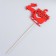 Topper "Happy New Year. Sani" 13x10 cm, red give beautifully
