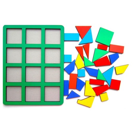 "Fold the square" B.P.Nikitin, level 1 (maxi), mix-4